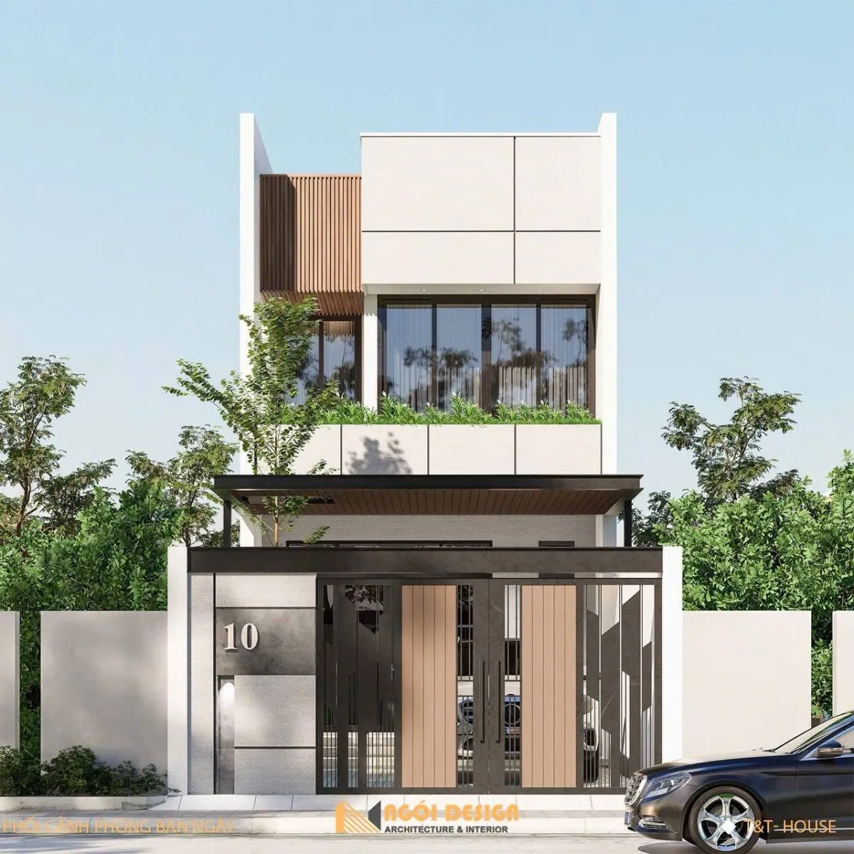 Vẻ đẹp hiện đại – tối giản – xanh thoáng nhà 2 tầng - Thị Trấn Nông Cống