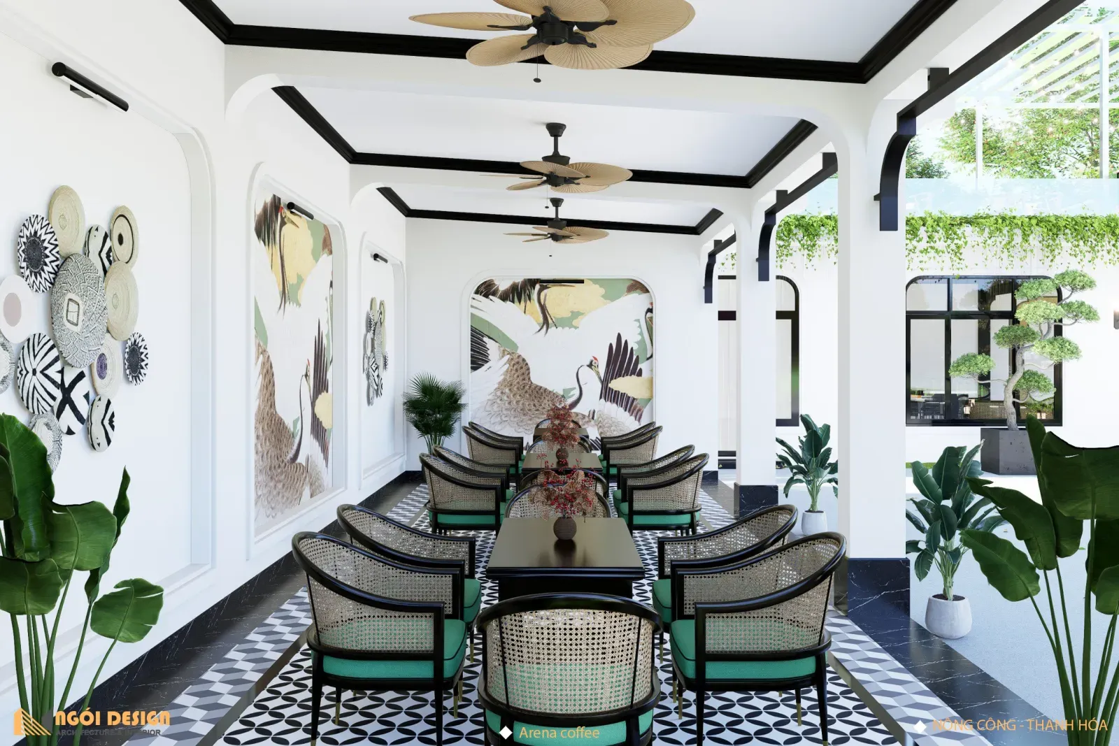 Công trình thiết kế trọn gói 𝑨𝒓𝒆𝒏𝒂 𝑪𝒐𝒇𝒇𝒆𝒆 – tại Thị Trấn NÔNG CỐNG- THANH HÓA